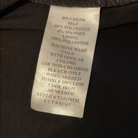 Connected Apparel Women's Plus Little Black Dress Jersey Pockets Comfy size 18W - Picture 8 of 9